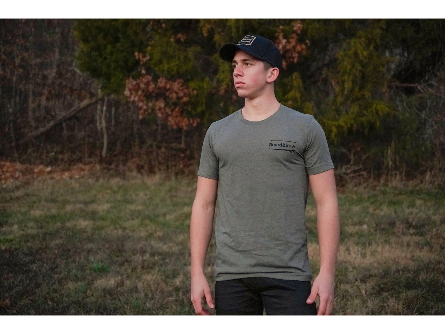 Olive Drab/Green Bowhead Short-sleeved T-Shirt